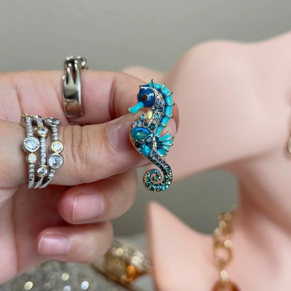 Anthropologie dazzling seahorse